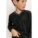 Jumper for boys, height 110-116 cm, dark gray color