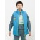 Vest for boys, height 134 cm, blue color