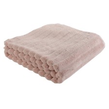 Tkano Waves Essential towel, 623 gr, size 70x140 cm, dusty rose color
