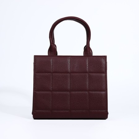Female bag Textura, tout, medium size, burgundy color