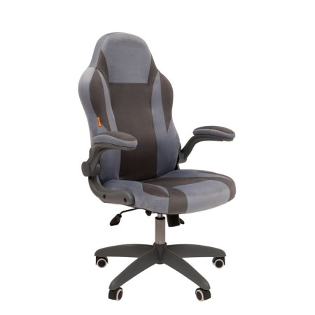 Game chair "Chairman Game" 55 t71/t55 n velor, blue/gray