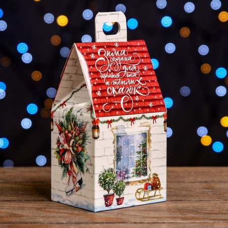 Gift box "House Warm Tale", 9.1 x 7 x 15.7 cm