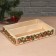 Cashpot box Gift "New Year's garland", 2 departments, 25.5 × 20 × 5 cm