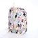 School backpack from textiles on a zipper, 3 pockets, pencil case, color colorful color