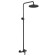 The shower system FMARK FS8205H, tropical shower, mixer, stainless steel, black