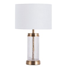Baymont table lamp, 60W E27, Copper color