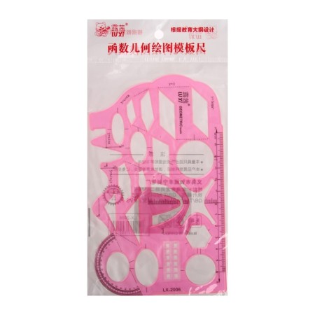 Stencil Plastic Figure Mix in a package-4