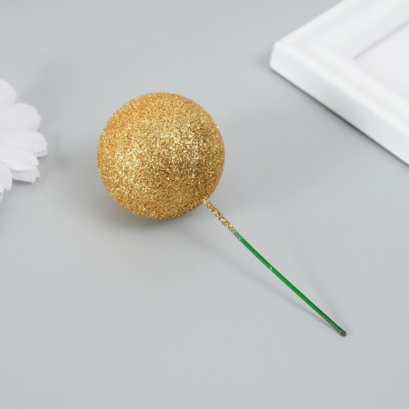 Decor for creativity "Balls Golden Brill" d = 2; 3; 3.5 and 4 cm set 20 pcs-3