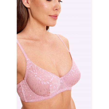 Women's brasa bra, size 80b, pink color-1