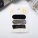 Invisibility for Herty hair (set 10 pcs) tiger, 5 cm, silver-black