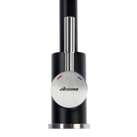 Accoona A4590F-99 kitchen mixer, single-leaf, black color-2