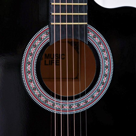 Acoustic guitar Music Life QD-H38Q-Jp Black, 6 string, 97 cm-2