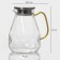 Glass jug with a metal cover Magistro "Ice", 1.8 liters