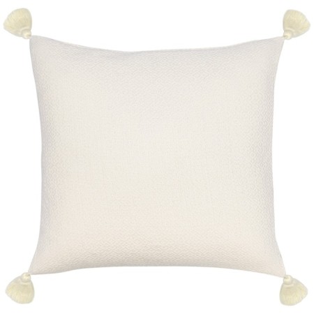 Decorative pillow with Flowers Ethnic applique, size 45x45 cm-1
