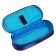 Penal-socket 80 x 210 x 50 mm, soft, textile, with a folding bar, Devente Boo, with artificial leather decoration