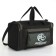 Sports bag with lightning, 3 outer pockets, black/green color