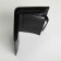 Male purse on magnet 3 in 1, department for auto documents, passports, black color