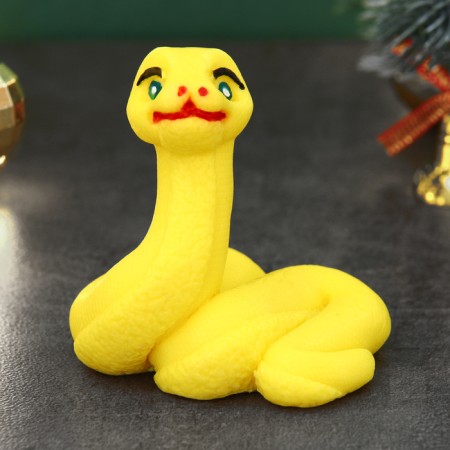 Figure soap "Snake Orange" yellow, 60g-3