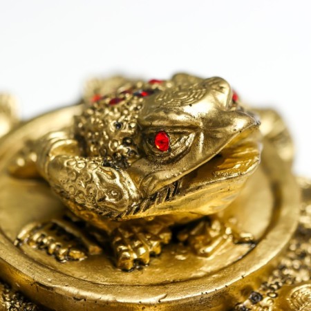 NECSK Polystone for bronze "Toads on the toads around" 7.5x9.2x9.2 cm-6