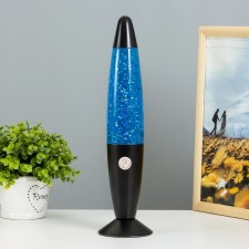 The lamp “Lava” E14 25W from the network 220V black 9x9x35 cm.