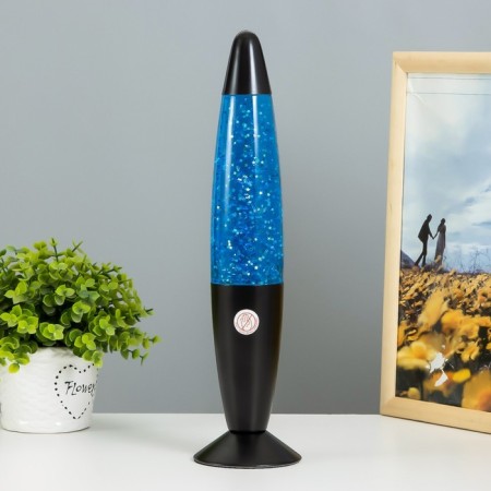 The lamp “Lava” E14 25W from the network 220V black 9x9x35 cm.