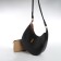 Female bag Textura, cosmetic bag, medium size, black color