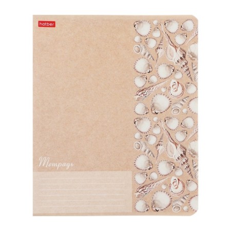 Notebook 18 sheets in the cage on the paper clip "Pearls", mix-6