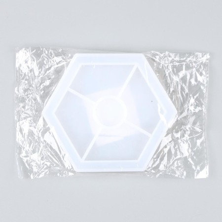 Form Silicone universal "hexagon", product size 11.6 × 10.1 × 1.2 cm-5