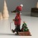 Souvenir Polystone "Dachshund in a sweater and hat is lucky a Christmas tree on a sled" 8x4x12.5 cm