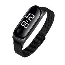 Men's washing watches, magnetic bracelet, black watches