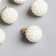 Decor for creativity plastic "Barashka ball with a loop" set 10 pcs 1.4x1.4x1.4 cm