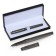 Gift feature, in the leatherette case, the body is dark gray