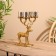 Summary for 4 candles "Deer" aluminum 18x20x35 cm