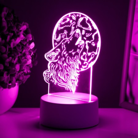 Lumber "Wolf" LED white 12x9.5x16 cm Risalux-4