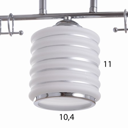 Alet chandelier 3x40W E27 Chrome Model: 2800430-7
