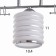 Alet chandelier 3x40W E27 Chrome Model: 2800430