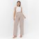 Women's cotton pants minku: enjoy color gray-pink, size 40