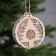 Christmas tree toy "Christmas tree", from batteries, glow warm white