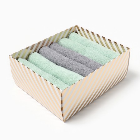 Set of terry towels Ethel Mint 30x30 cm - 6 pcs, 100% cotton-5