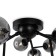 Ceiling light MayToni Mod545CL-12B, 12XG9, 28W, 60x60x20 cm, black color