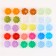 Crystals are plastic decorative, set of 140 g, size 1 pc. - 1 × 1.5 cm, color mix