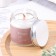 Aromatic candle "Hygge" #9 lavender, soy wax, in a bank, 90 g