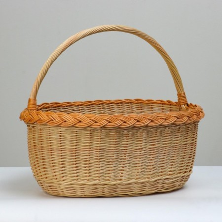 Board basket, 15 l, bottom - 34x21, top - 43x33, h = 19 (37) cm-1