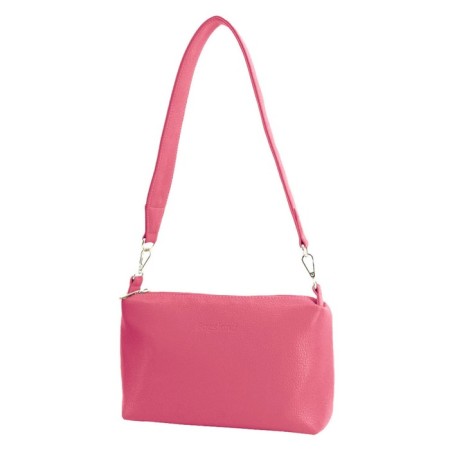 Female bag, artificial leather, pink, 17x12x20 cm