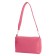 Female bag, artificial leather, pink, 17x12x20 cm