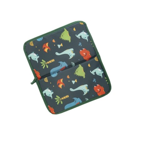 Garbage rug, "dinosaurs", 30x36 cm, for retraining, blue