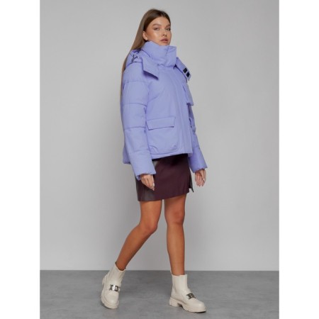 Winter jacket, size 46, purple color-2