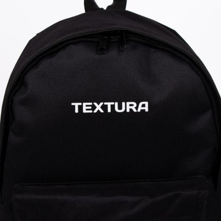 Youth backpack from lightning textiles, 1 pocket, textura, black color-3