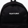 Youth backpack from lightning textiles, 1 pocket, textura, black color