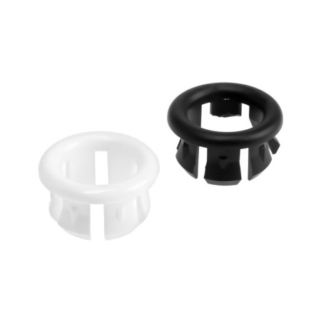 Frame for the overflow hole Masterprof IS. 131546, round, white + black-1